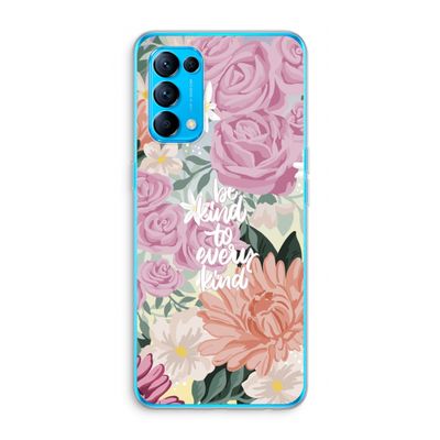 Kindness matters: Oppo Find X3 Lite Transparant Hoesje