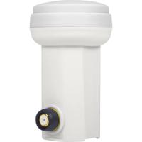 MegaSat HD-Profi Single-LNB Aantal gebruikers: 1 Feed-opname: 40 mm vergulden aansluiting, Weerbestendig Wit - thumbnail