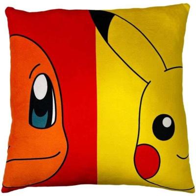 Dubbelzijdig kussen - Vierkant - POKEMON - Starter - Microvezel - 40 x 40 cm