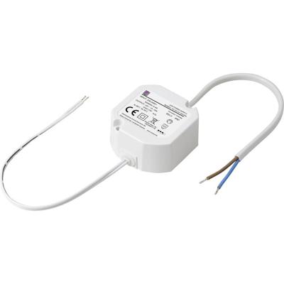 TRU COMPONENTS TC-YCL12-1201000（Round shape) LED-transformator Constante spanning 12 W 1.0 A 12 V/DC Niet dimbaar, Montage op ontvlambare oppervlakken 1 stuk(s)