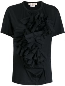 Comme Des Garçons t-shirt à appliqués - Noir