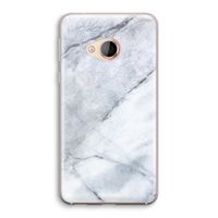 Witte marmer: HTC U Play Transparant Hoesje