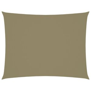 Zonnescherm rechthoekig 4x5 m oxford stof beige