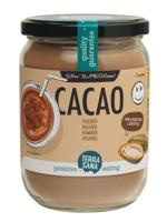 Terrasana Raw cacao antioxidant poeder in glas bio Terrasana Raw cacao antioxidant poeder in glas bio