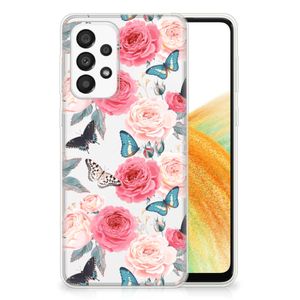 Samsung Galaxy A33 5G TPU Case Butterfly Roses