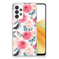 Samsung Galaxy A33 5G TPU Case Butterfly Roses