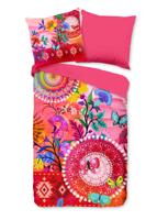HIP Dekbedovertrek "mandala's en bloemen" - Multi - (155x220 cm) - Katoen Satijn