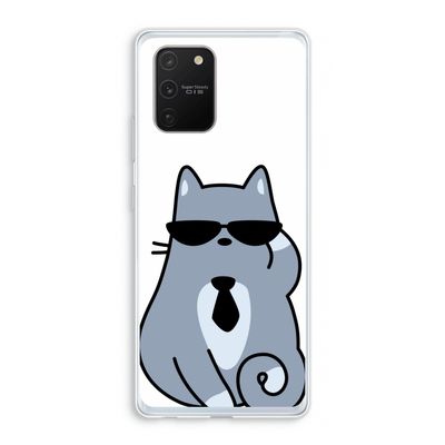 Cool cat: Samsung Galaxy S10 Lite Transparant Hoesje