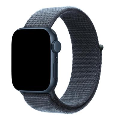 Apple Watch Bandje Flyne - Geweven - Nylon - Donkergrijs -
