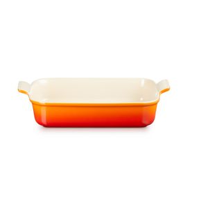 LE CREUSET - Aardewerk - Ovenschaal 32cm 3,10l Oranjerood