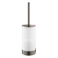 GROHE Selection Toiletborstelhouder - wandmontage - rond - open - brushed hard graphite 41076al0