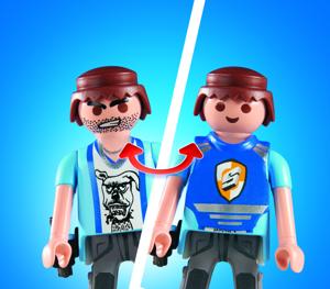 PLAYMOBIL Action Heroes - Geldtransporteur Constructiespeelgoed