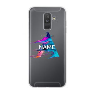 Abstract Spectrum: Samsung Galaxy A6 Plus (2018) Transparant Hoesje