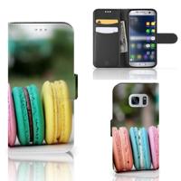 Samsung Galaxy S7 | Book Cover | Macarons