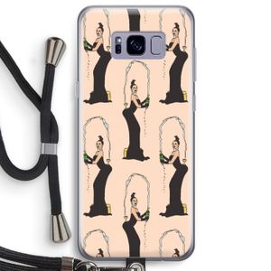 Pop Some Kim: Samsung Galaxy S8 Plus Transparant Hoesje met koord