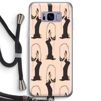 Pop Some Kim: Samsung Galaxy S8 Plus Transparant Hoesje met koord