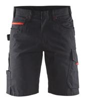 Blåkläder Service short 14991330 | Zwart/Rood | Maat 52 - 7330509549780