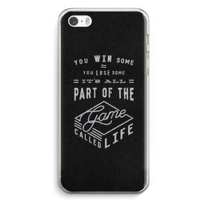 Life: iPhone 5 / 5S / SE Transparant Hoesje