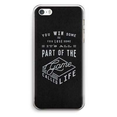 Life: iPhone 5 / 5S / SE Transparant Hoesje
