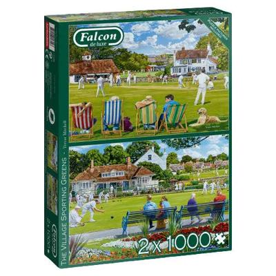 The Village Sporting Greens Puzzel 2x 1000 Stukjes The Village Sporting Greens Puzzel 2x 1000 Stukjes