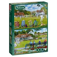 The Village Sporting Greens Puzzel 2x 1000 Stukjes
