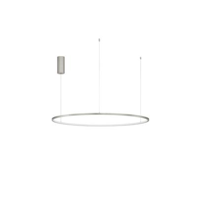 Lyora Ronde hanglampTarquin zilvergrijs Ø 100cm - 9345611