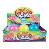 Toi-Toys Toi toys knijpbal met glittergel ø6cm