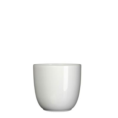 Bloempot Pot rond es/13 tusca 14 x 14.5 cm wit Mica - Mica decorations
