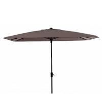 Stokparasol Round Corner 280x280 cm taupe zonwering - Madison