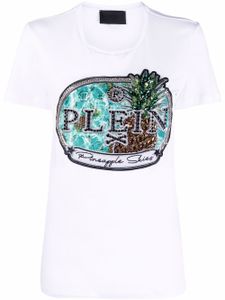 Philipp Plein t-shirt à logo imprimé - Blanc