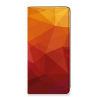 Stand Case voor Samsung Galaxy A21s Polygon Red - thumbnail