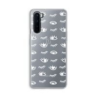 Eye pattern #3: OnePlus Nord Transparant Hoesje