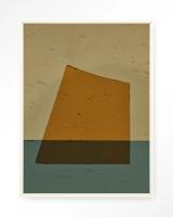 Urban Cotton Wandkleed 'Geen Beige' 145 x 190cm in Floating Frame - off white