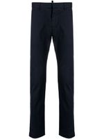 DSQUARED2 pantalon chino à taille basse - Bleu