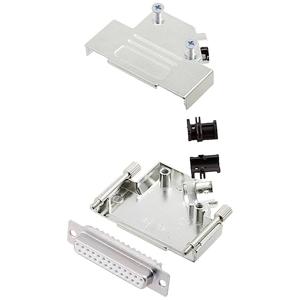 encitech D45ZK25-DMS-W-K 6355-8003-33 D-sub female connectorset 45 ° Aantal polen: 25 Soldeerkelk 1 stuk(s)