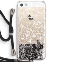 Vexx City #2: iPhone 5 / 5S / SE Transparant Hoesje met koord