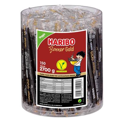 Haribo - Bonner Gold Drop Sticks - 150 stuks