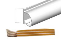 Ellen Tochtband - Kunststof - 9 x 7 mm x 6 m - Wit