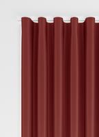 Bahrein gordijn - Terracotta met Wave plooi