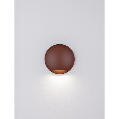 Lyora WandlampPasso enkel roestbruin - 9136412