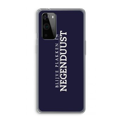 Blijve plakken in Negenduust: OnePlus 9 Pro Transparant Hoesje