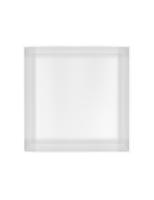 Hotbath &MORE Inbouwnis 30x30x10cm frameless Mat Wit