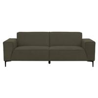 Leen Bakker - Bank Romy 3-zits - Curio - Stof - Groen - 90x220x78 Cm