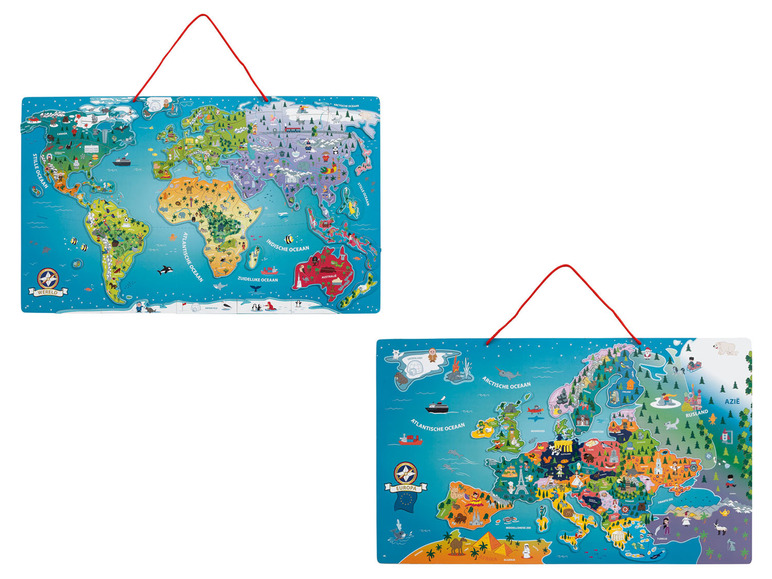 Playtive Magnetische Wereldkaart kaart Van Europa playtive-magnetische-wereldkaart-kaart-van-europa