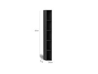 Kledingkast/plank voor bij opklapbed 228 cm - Antraciet Kledingkast/plank voor bij opklapbed 228 cm - Antraciet