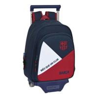 Schoolrugzak met Wielen F.C. Barcelona Corporativa Blauw Kastanjebruin (27 x 33 x 10 cm)