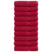 VidaXL Badhanddoeken solund 10 st 600 g/m² 100x150 cm - thumbnail
