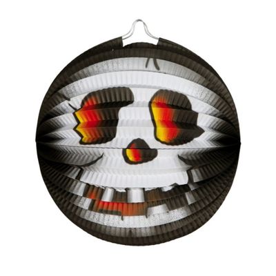 Lampion Halloween thema Schedel - ronde - dia 26 cm - papier