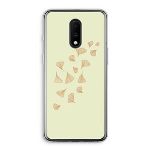 Falling Leaves: OnePlus 7 Transparant Hoesje