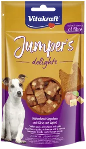 Vitakraft Jumper’s Delights kip&amp;appel: hondensnoepjes 80g